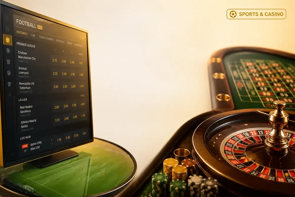 Novibet — sportsbook and casino lobby